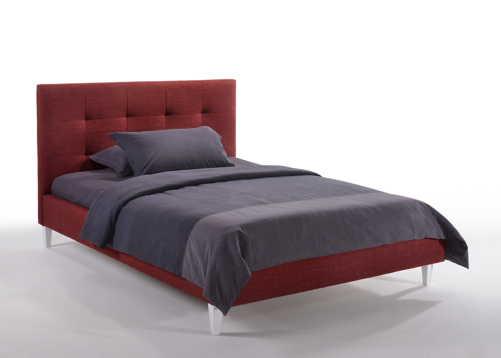 lit-capitonné-tissu-avec-tiroir-rouge-3