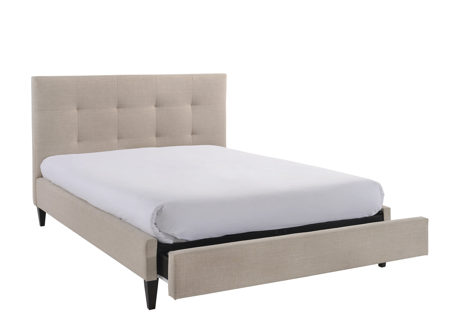 lit-rembourré-tissu-avec-tiroir-creme