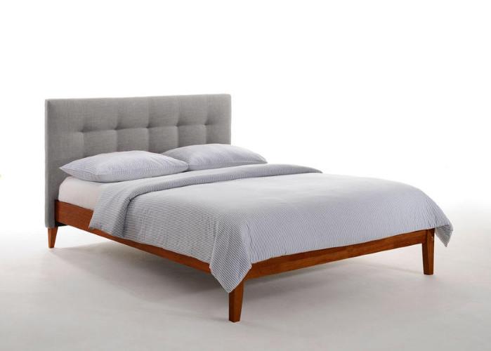 Base-De-Lit-De-Tête-De-Lit-Rembourré - cerise